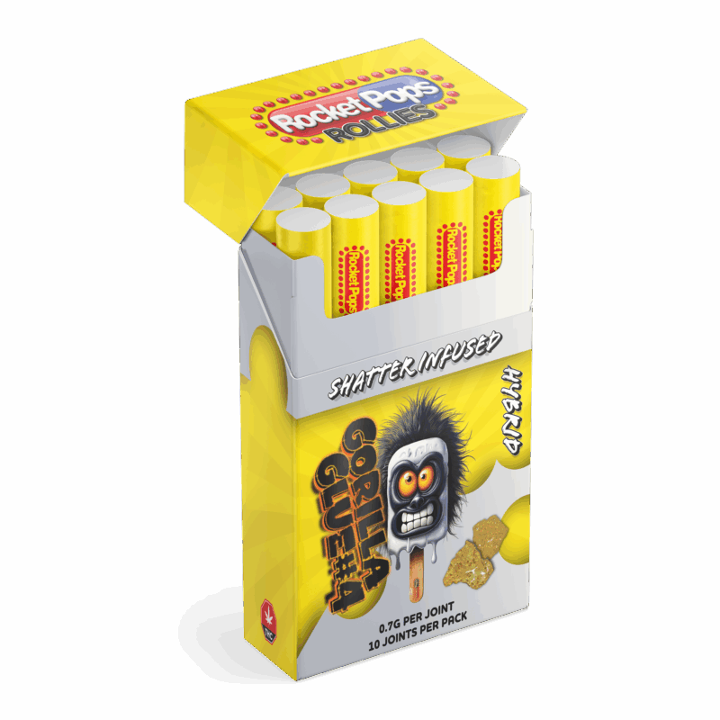 Rocket Pops Shatter Infused Rollies Pre Rolls - Image 7