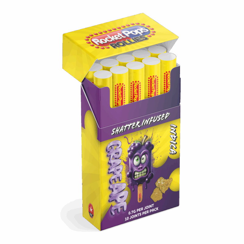 Rocket Pops Shatter Infused Rollies Pre Rolls - Image 5