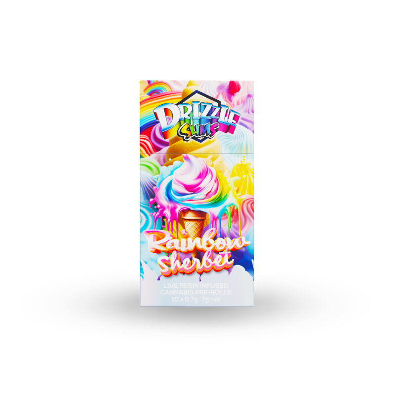 Live Resin Infused Drizzle Factory Slims Craft Pre-Rolls - Carton - Image 4