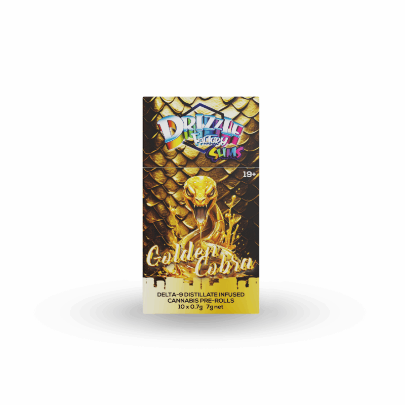 Delta-9 Infused Drizzle Factory Slims Craft Pre-Rolls - Carton - Image 3