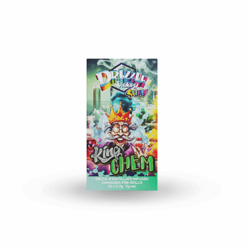 Delta-9 Infused Drizzle Factory Slims Craft Pre-Rolls - Carton - Image 9