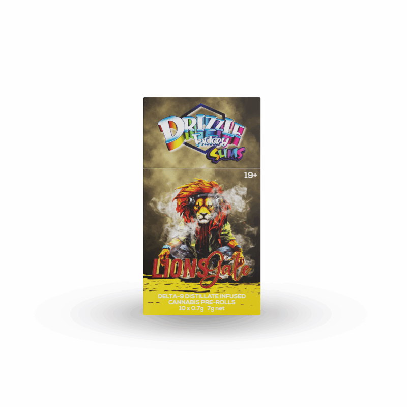 Delta-9 Infused Drizzle Factory Slims Craft Pre-Rolls - Carton - Image 11