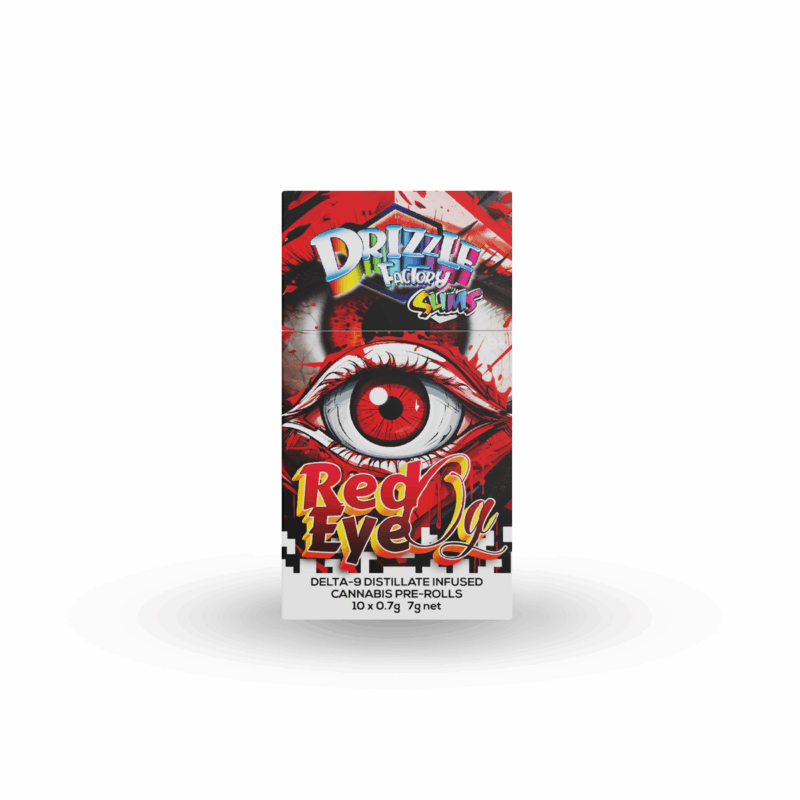 Delta-9 Infused Drizzle Factory Slims Craft Pre-Rolls - Carton - Image 4