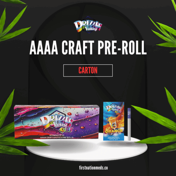 AAAA Drizzle Factory Slims Craft Pre-Rolls Carton