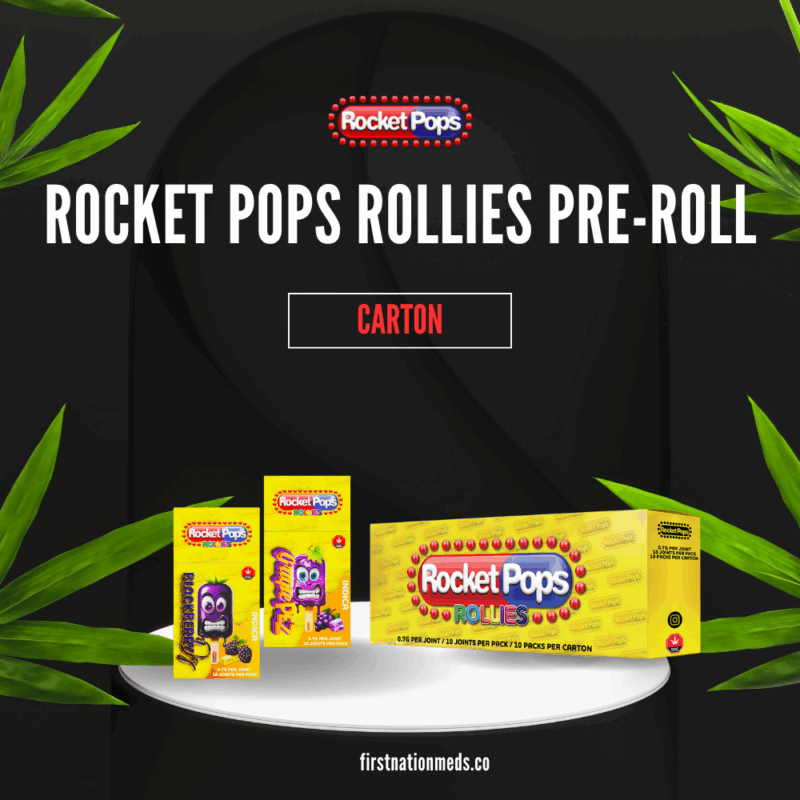 Rocket Pops Rollies Pre-Rolls Carton