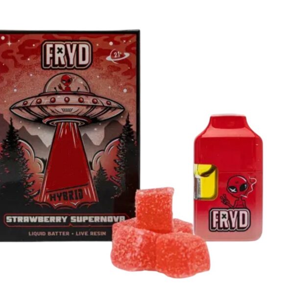 FRYD Dual pack 2g Vape Pen + 25mg Gummies