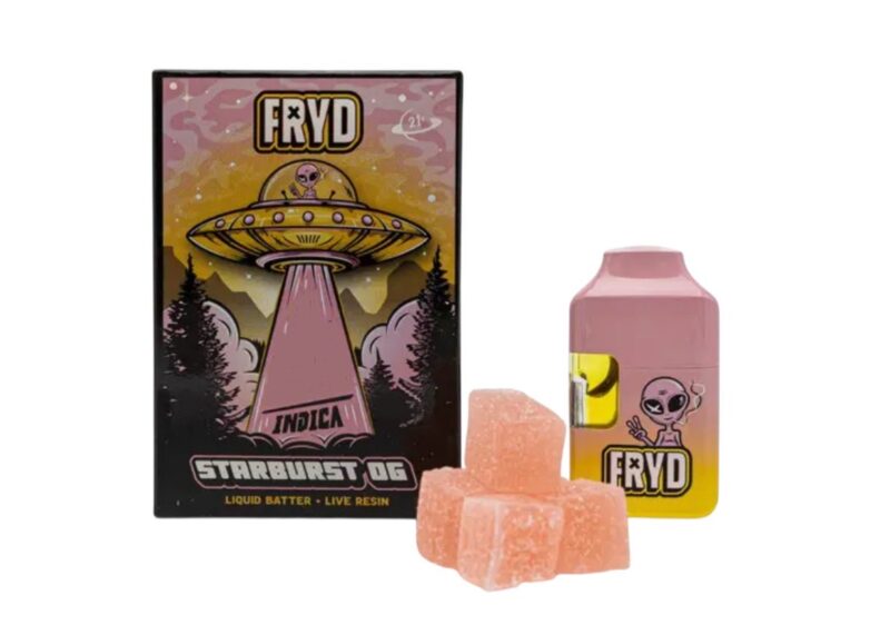 FRYD Dual pack 2g Vape Pen + 25mg Gummies - Image 5